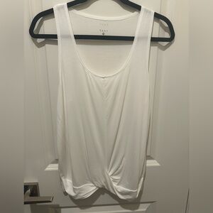 TAVI Twist-Front Tank Top in Coconut